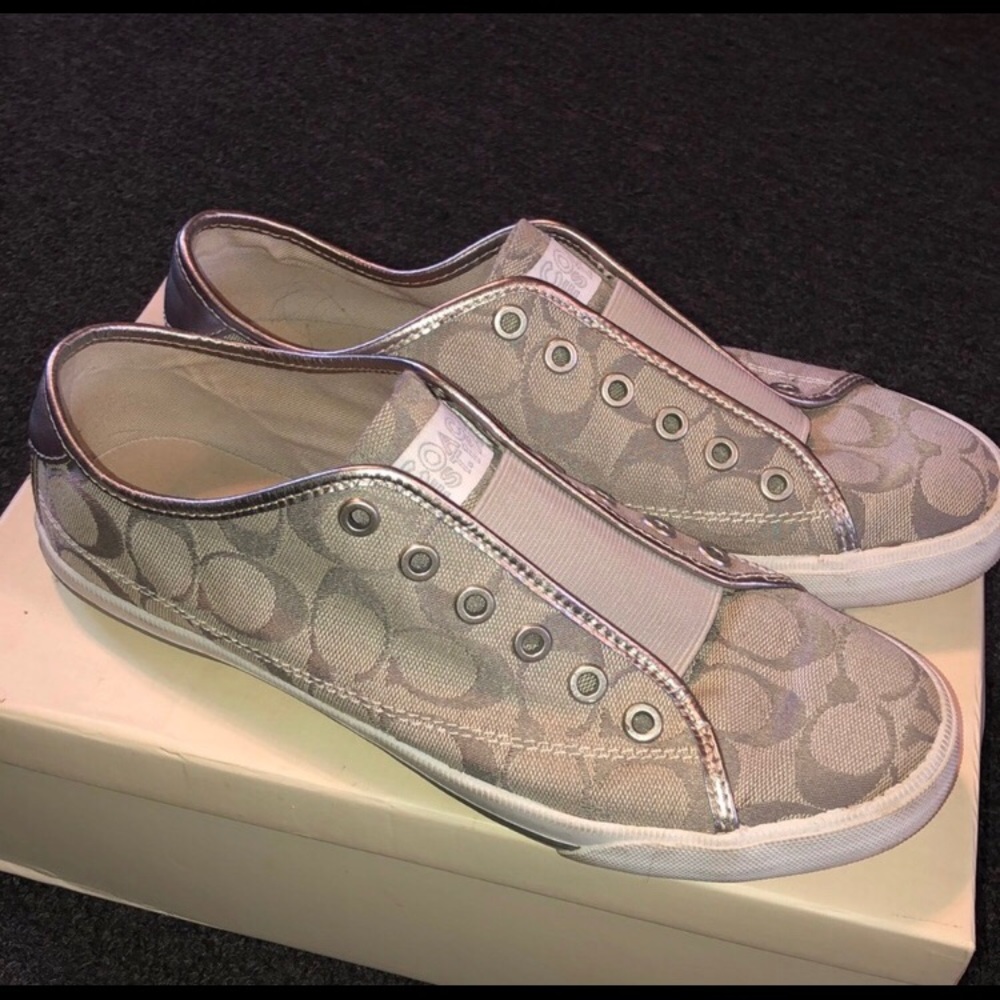 Coach slip ons